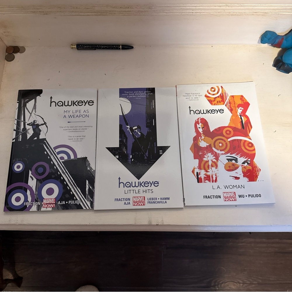 Hawkeye Comic graphic novel Book Set volumes 1-3 my life as a weapon little hits